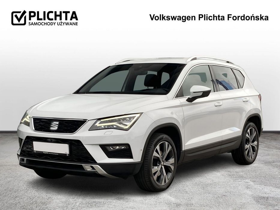 Seat Ateca Polski Salon Serwis ASO Xcellence Kamery 360 Navi LED ACC Ambient