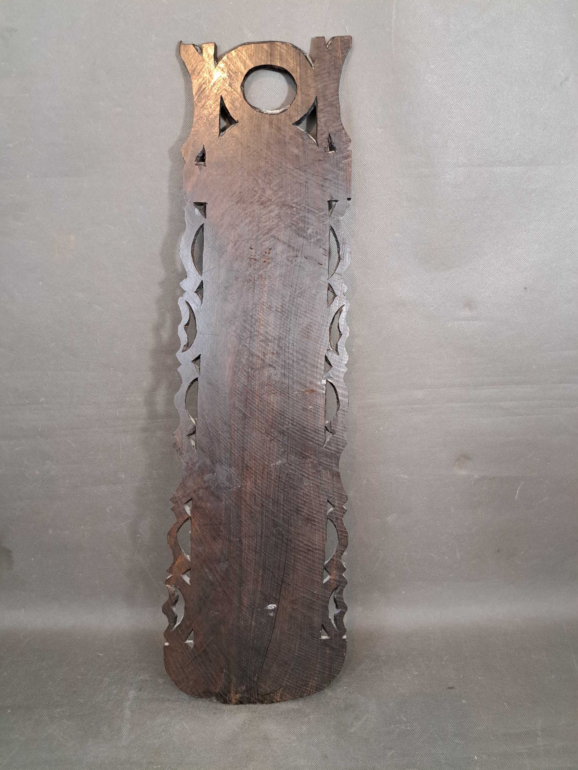 Afrykańska płaskorzeźba drewniana wys. 67 cm