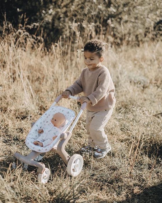 251218 Коляска Smoby Baby Nurse "Рожева пудра. Прогулянка", з поворотн