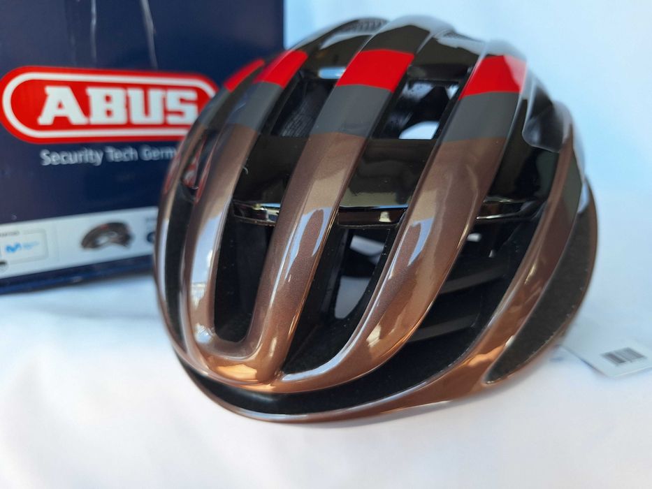 Kask rowerowy szosowy Abus AirBreaker Metallic Copper L 59-61cm