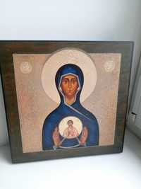 Ikona Matka Boska Znaku Przymierza Maryja piękna Matka Boża