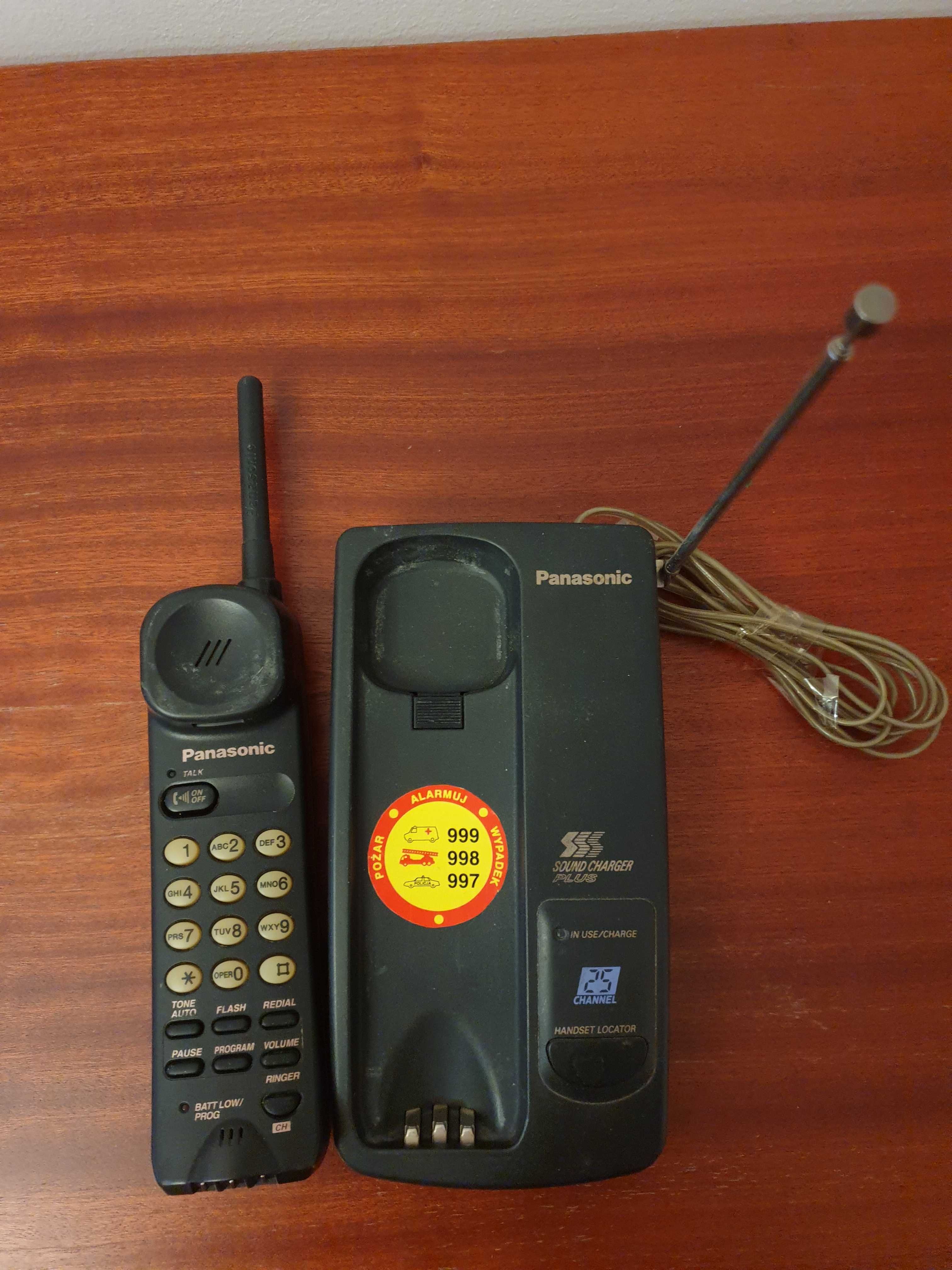 Bezprzewodowy aparat telefoniczny Panasonic KX‐TC 155 B