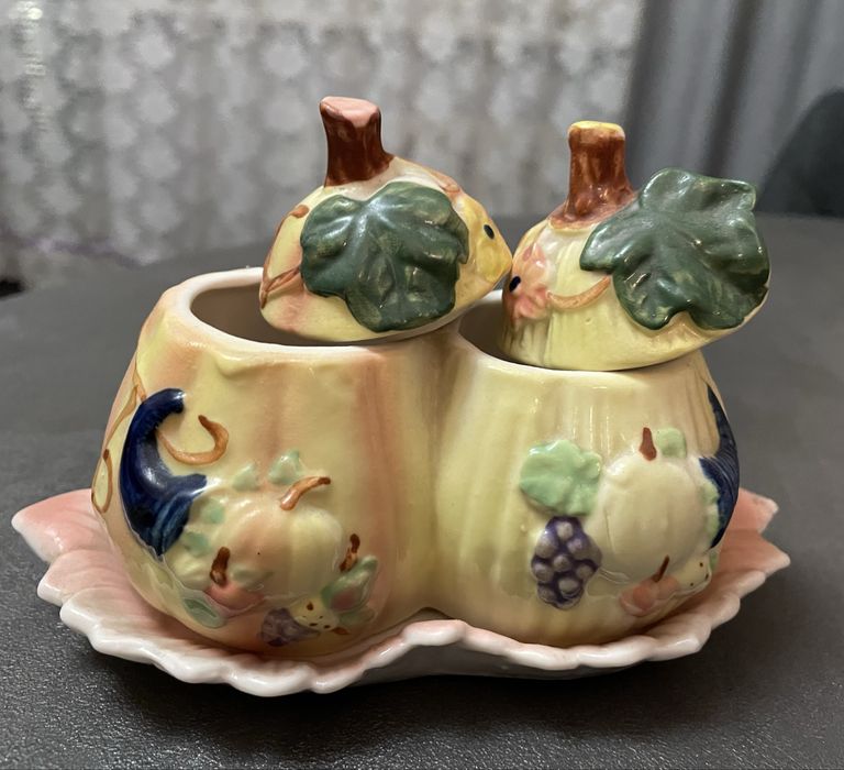 ozdobny ceramiczny pojemnik kuchenny