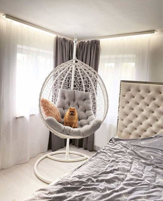 Плетене крісло-кокон GARDEN — для кафе, тераси, дому. Доставка по Укр.