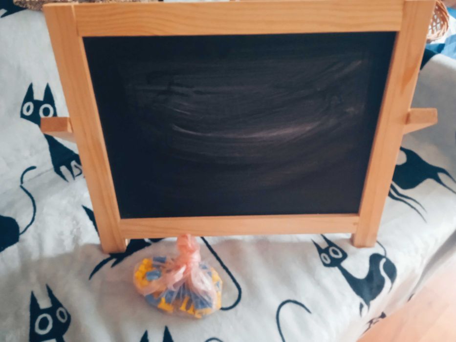 Детский деревянный мольберт+буквы