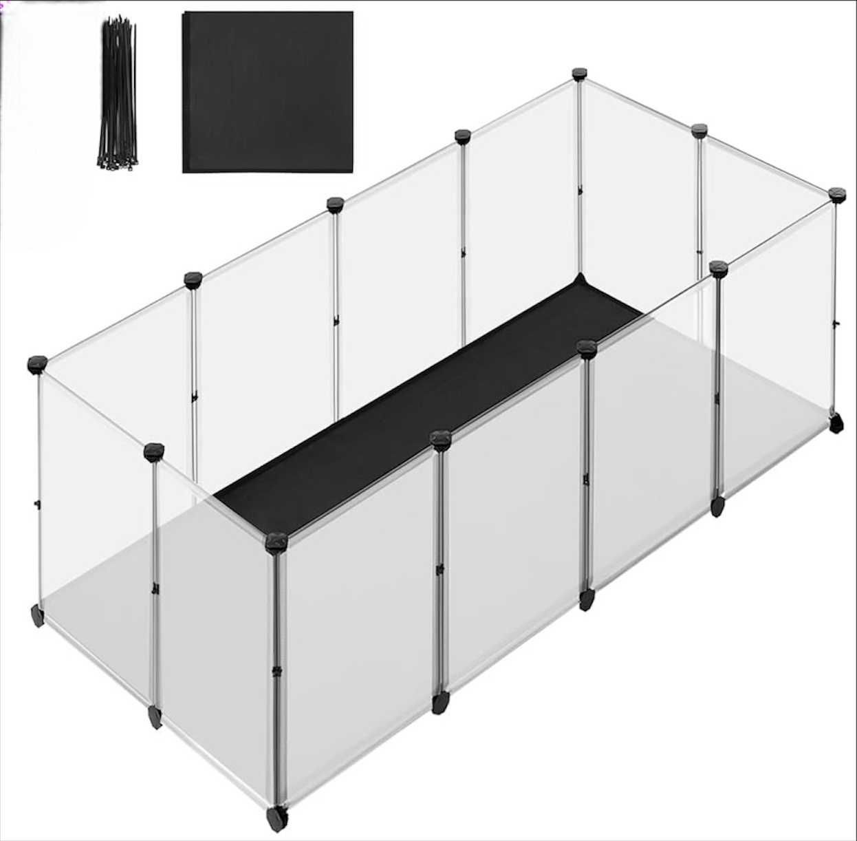Klatka wybieg dla zwierząt gryzoni królików świnek 145 x 73 x 57 cm