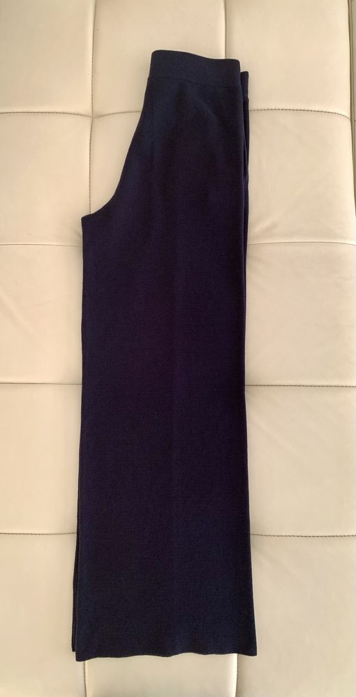 Massimo Dutti spodnie dzianinowe wide leg XS