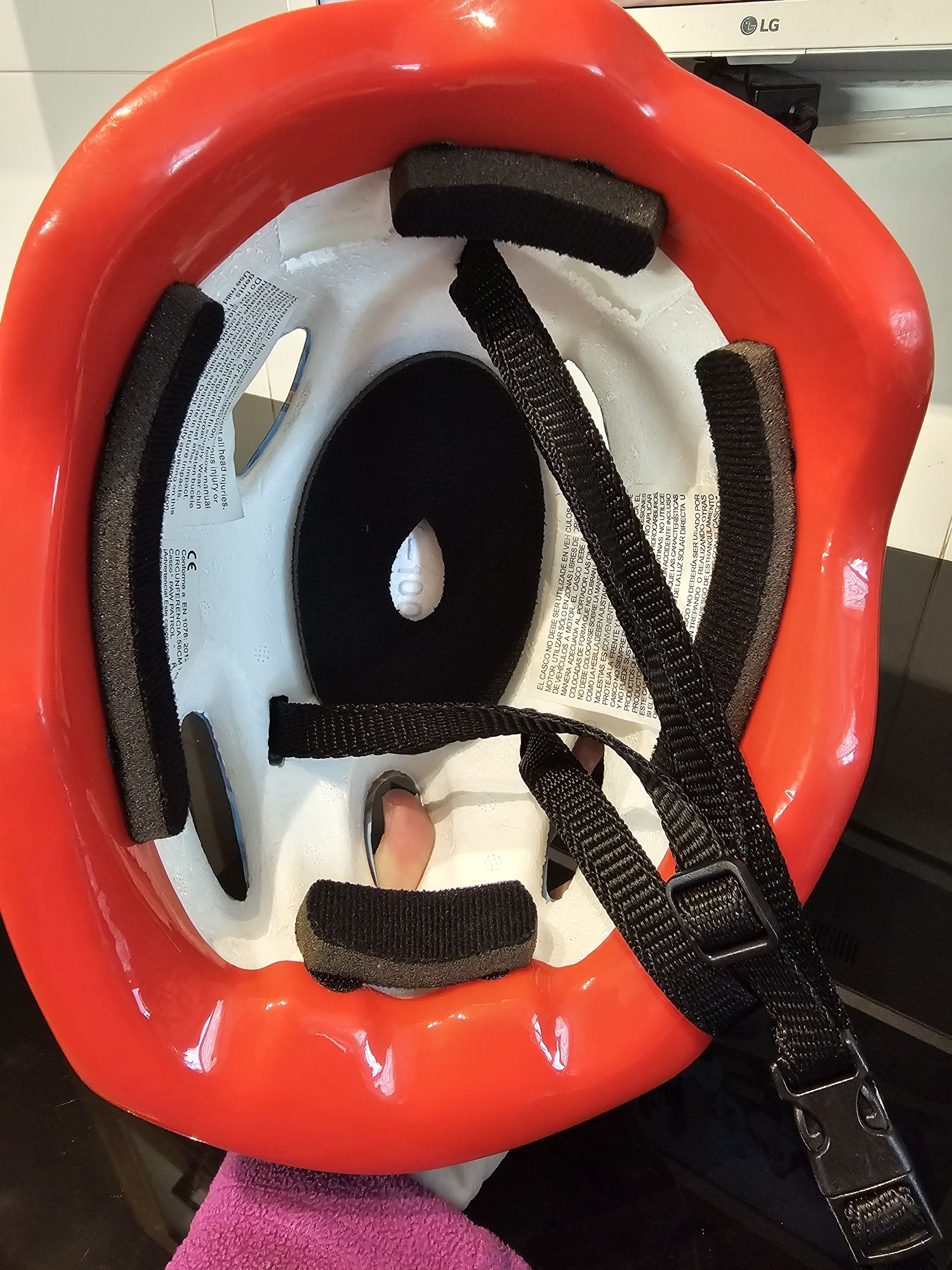 Capacete bicicleta da Patrulha Pata