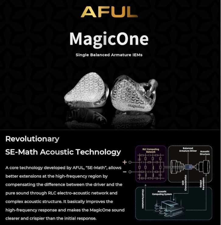 ⇒ AFUL MagicOne (Jack 3.5) - выдающиеся арматурные наушники на 1BA