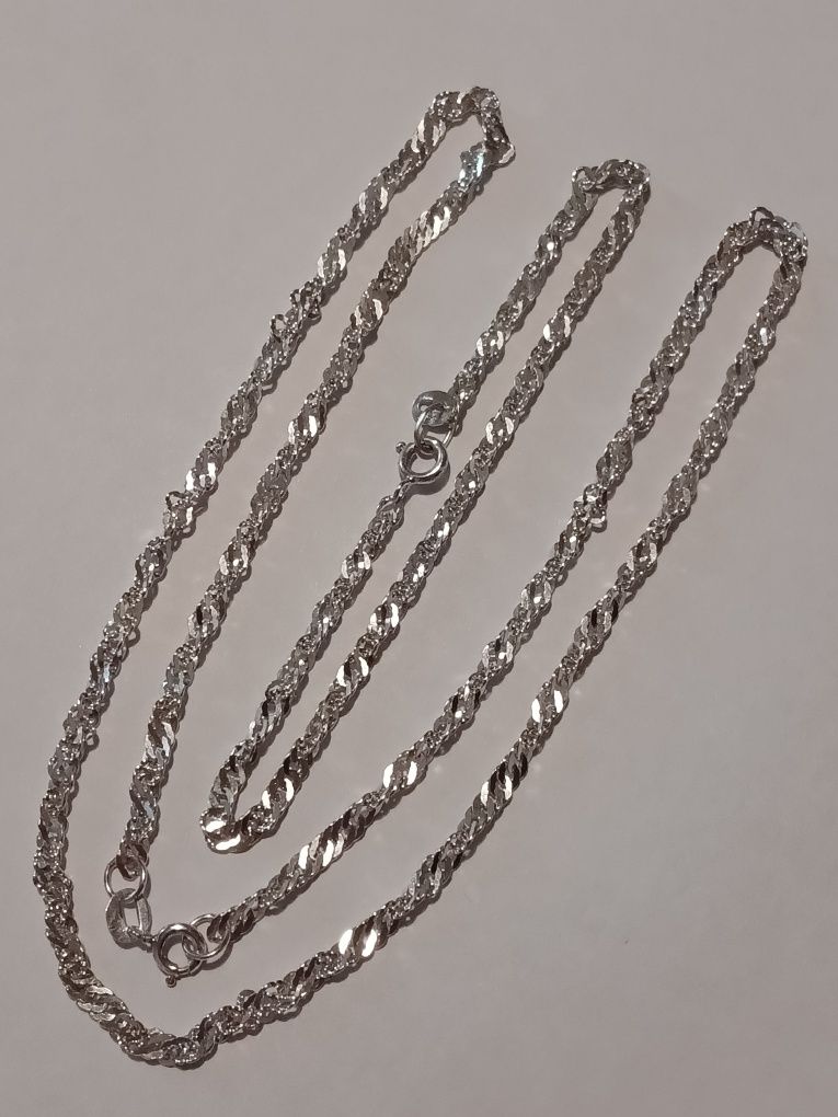 Срібний ланцюжок (серебряная цепочка) 925,довжина 50см, вага 5,76 грам