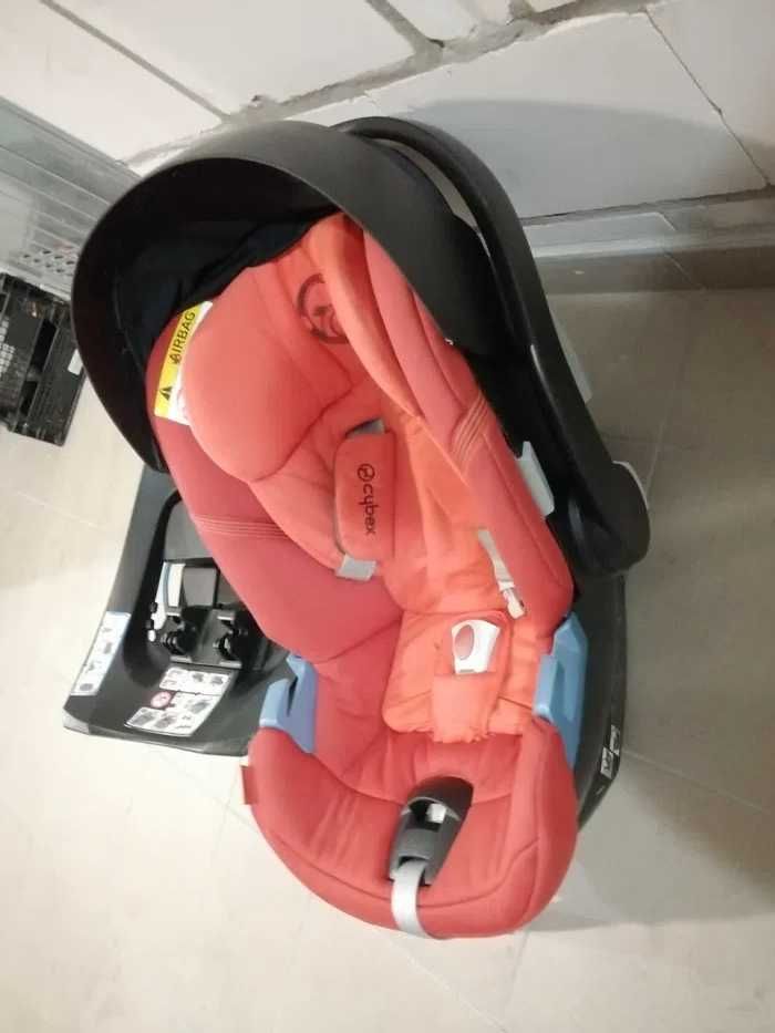 Fotelik nosidełko 0-13kg Cybex aton 4 marsh red-red stan bdb radom