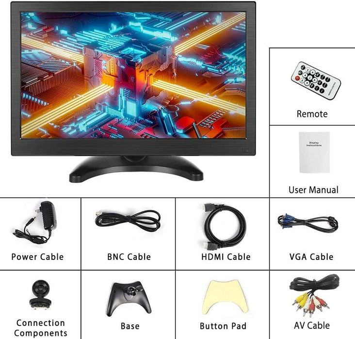 CAMECHO 13,3-calowy przenośny monitor Full HD 1920 * 1080