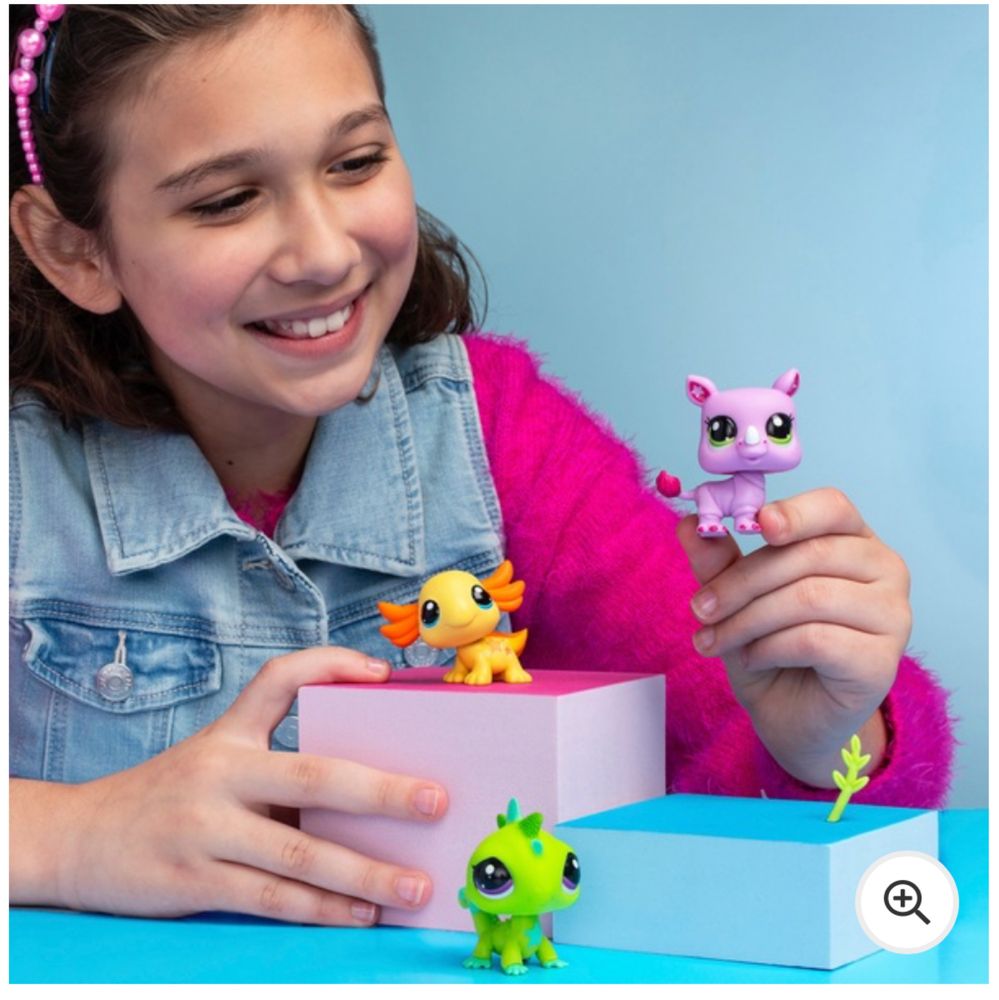 Littlest Pet Shop Trio tube. LPS. набір з трьох петів