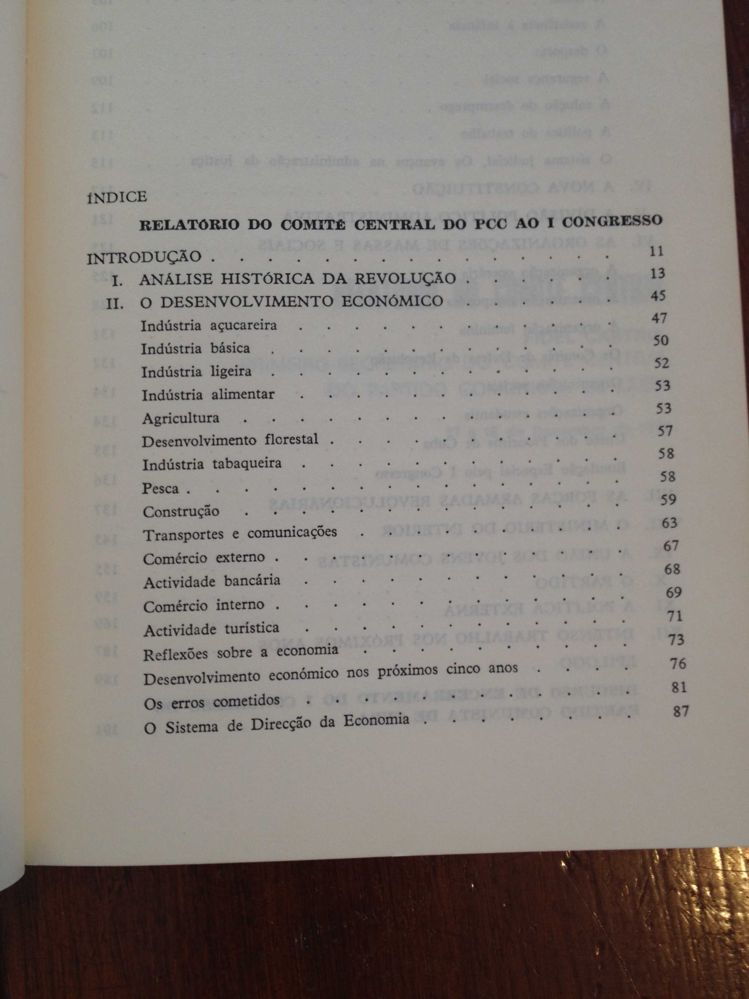 Fidel Castro - Relatório ao 1.º Congresso do Partido Comunista de Cuba