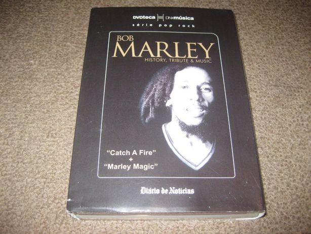 2 DVDs Musicais do Bob Marley "History, Tribute & Music" com Box!