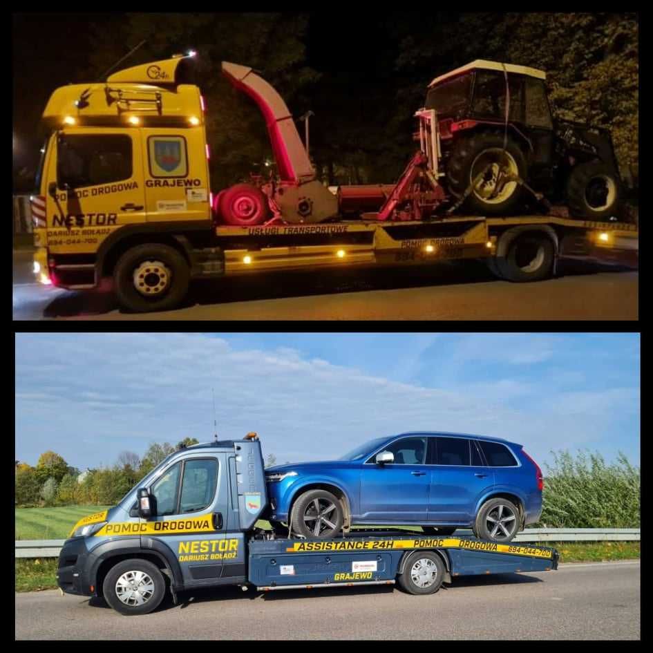 POMOC DROGOWA usługi transportowe