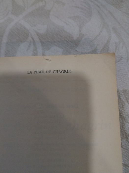 Peau de chagrin. Portes incluídos