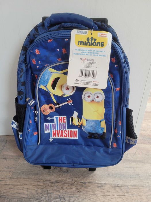 Plecak szkolny na kółkach, Minionki NOWY