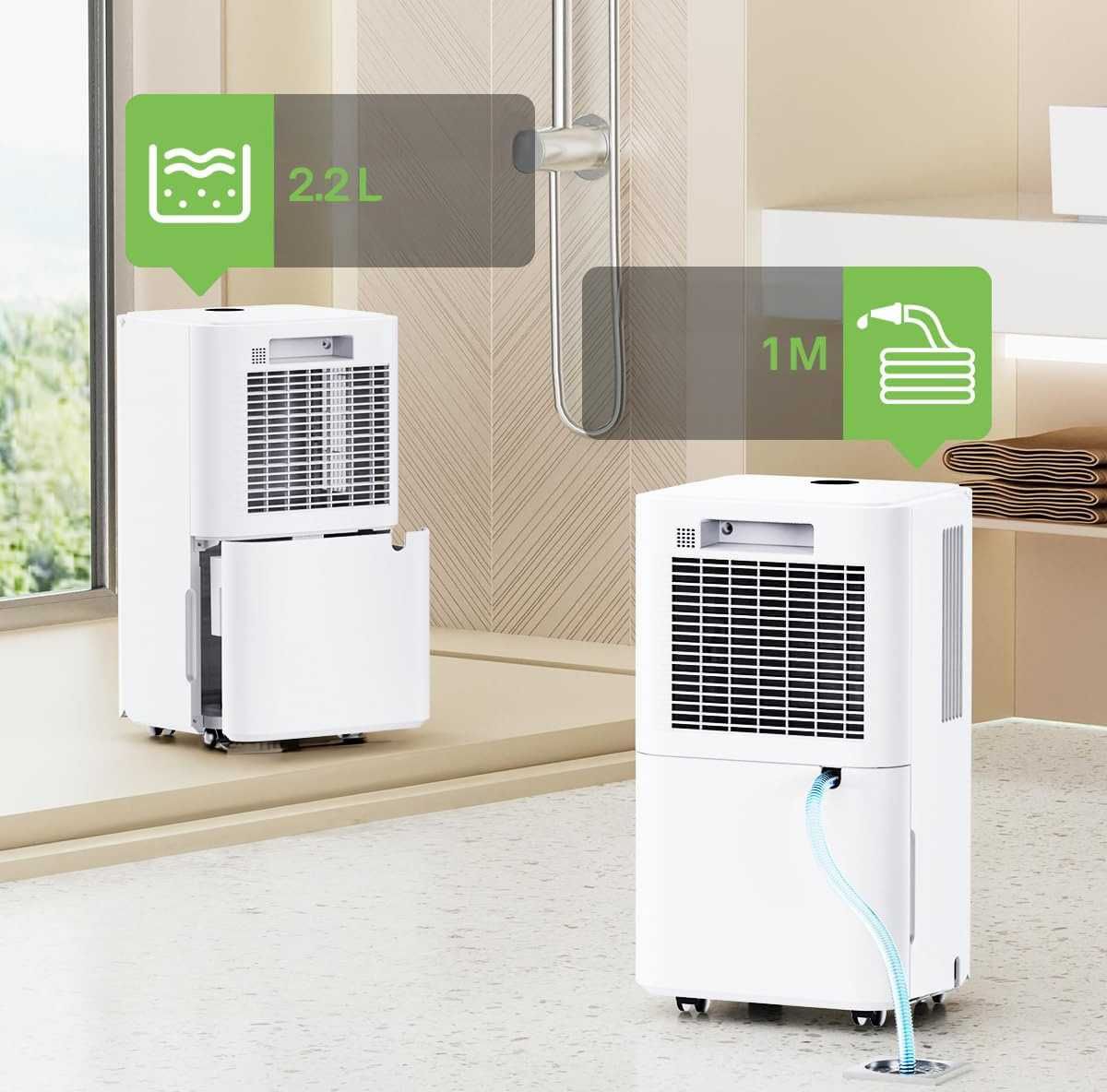 Osuszacz Powietrza - cichy i elektryczny 3 tryby pracy z sprężarką