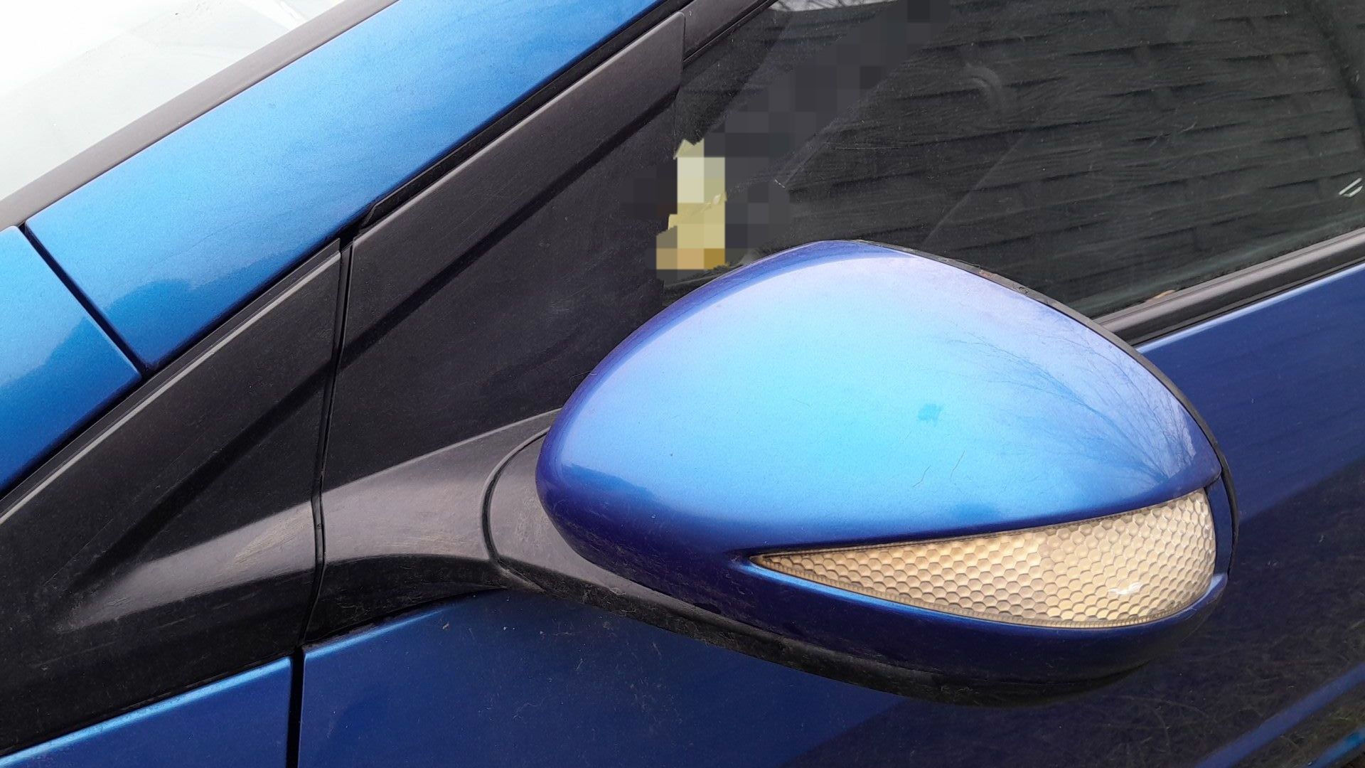 Honda Civic VIII Ufo 06-11 Lusterko Zewnetrzne Lewe 9Pin UK B520P Nieb