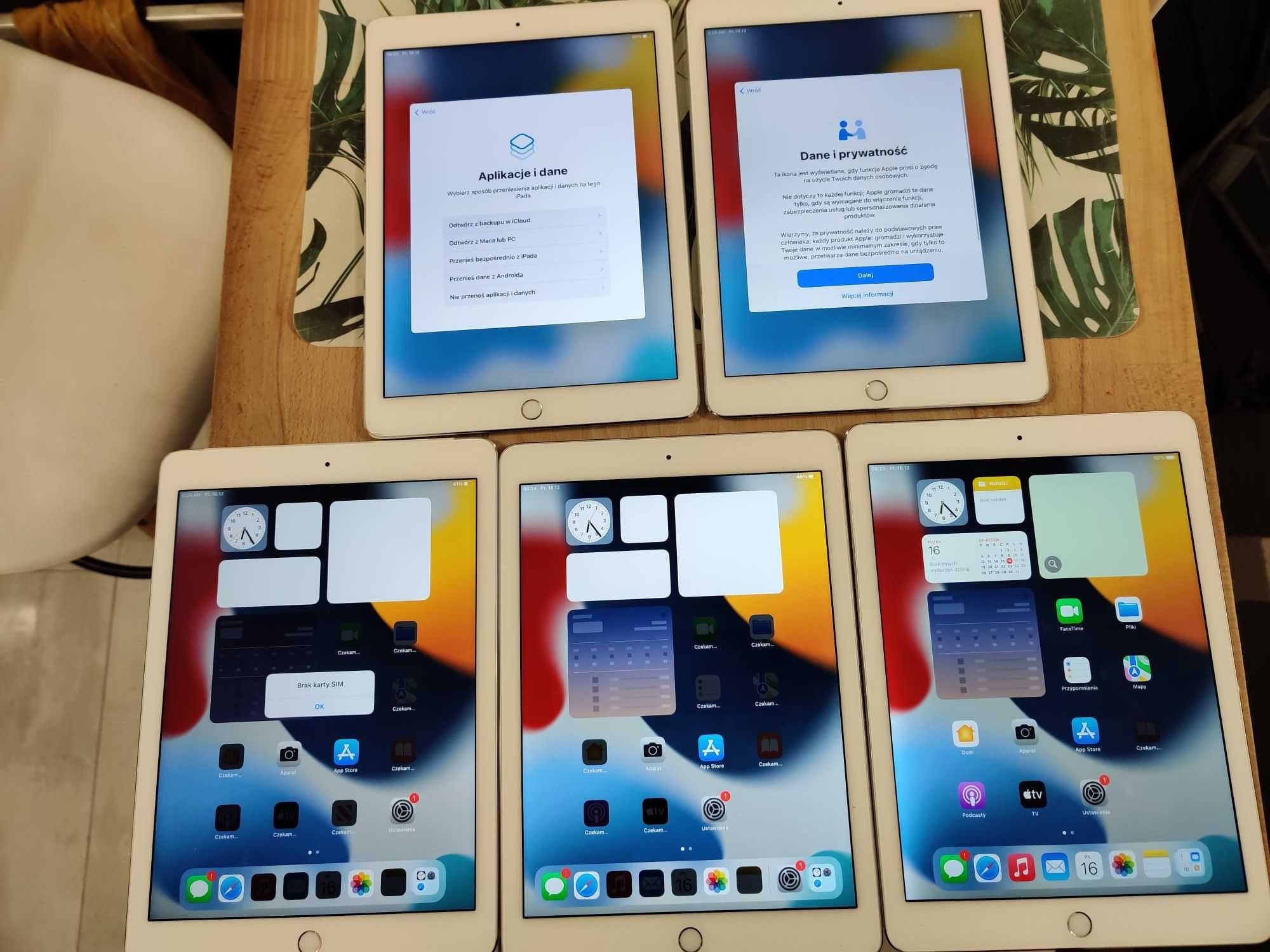 Apple iPad AIR 2 64GB WIFI + CELLULAR Sim Silver Gwarancja Faktura