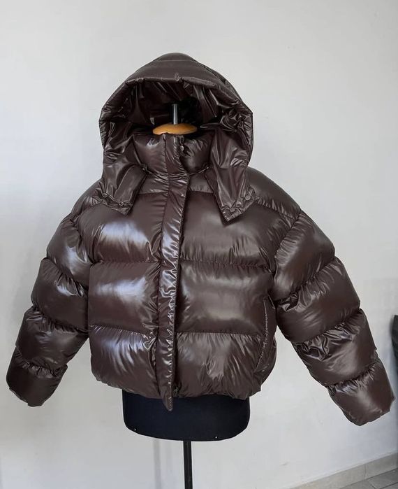 Лаковий пуфер куртка