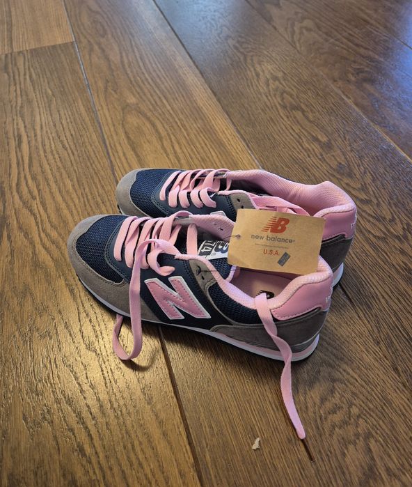 Buty new balance 574 fioletowe nowe