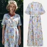 Sukienka zara w print kwiatowy