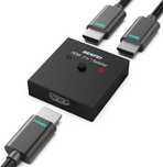 BENFEI Przełącznik HDMI Switch 4K 60Hz 2w1 3D HD 1080P Xbox PS4 Roku
