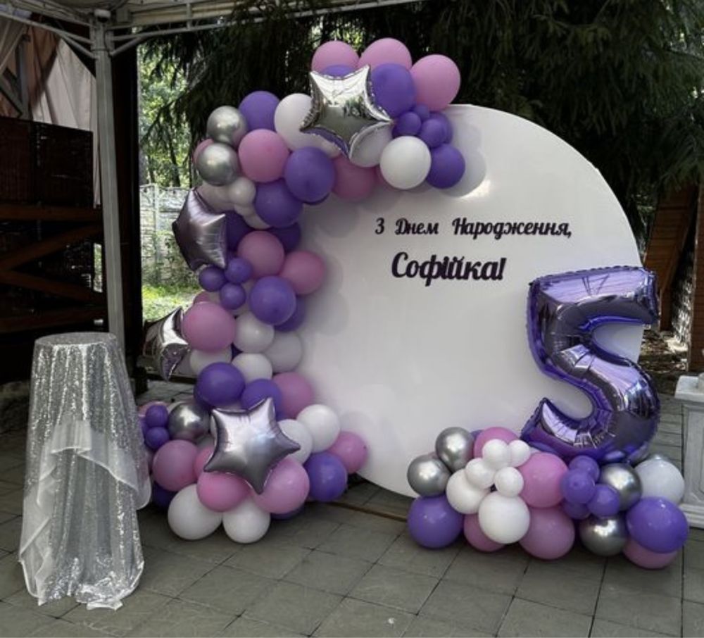 Фотозона на день, народження, весілля, хрещення