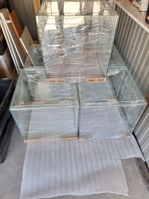 Akwarium 50x50x50 krewetkarium  kostka nowe nowa akwarystyka