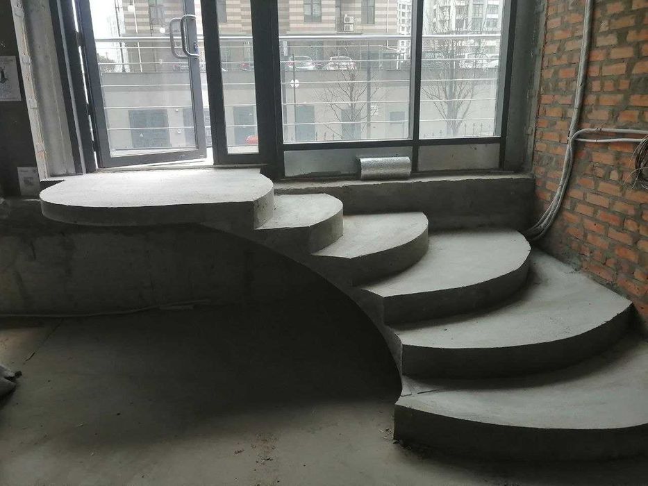 Виготовлення та монтаж бетонних сходів будь-якої складності. ДЗВОНІТЬ!