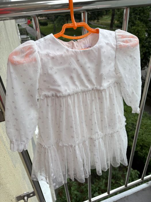 Sukienka biała 80cm