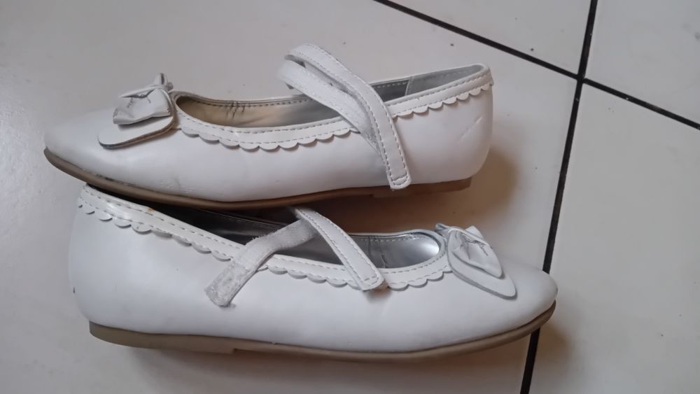 Baleriny białe, komunijne r. 30