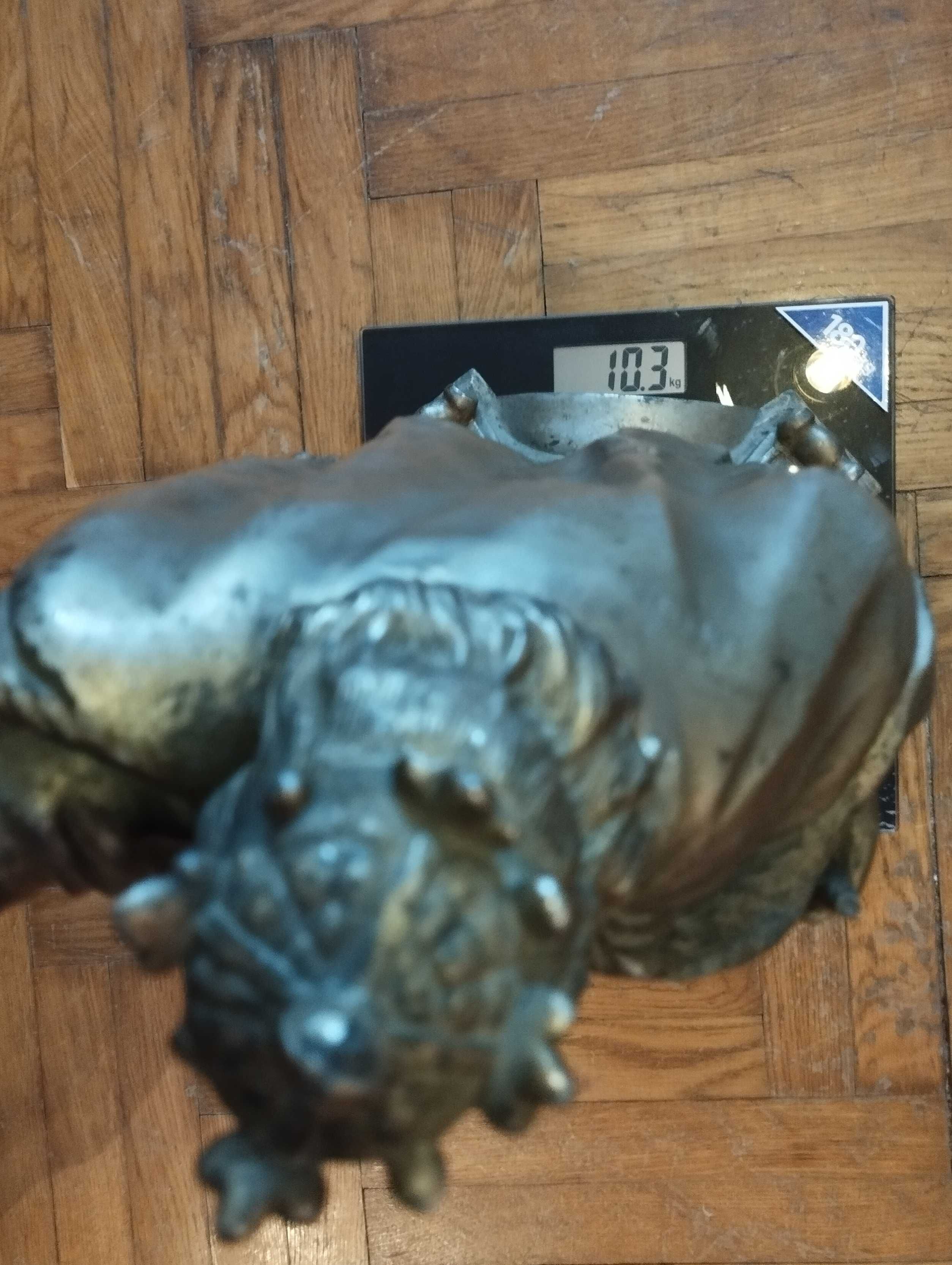 Скульптура антикварная Король, металл, 10 кг
