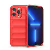 Magic Shield Case etui do iPhone 13 Pro elastyczny pokrowiec czerwony