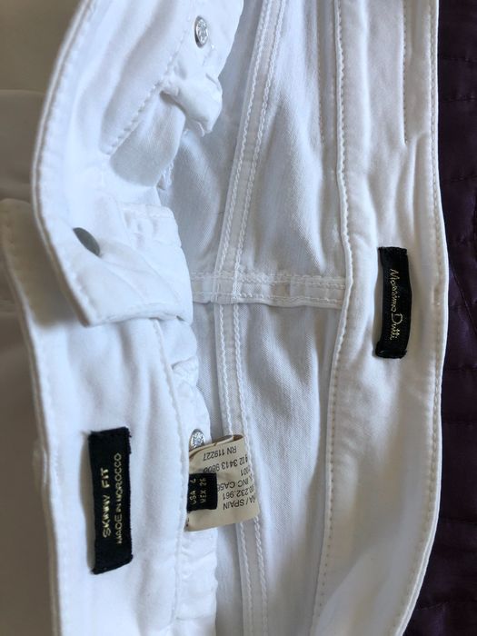 Białe spodnie Massimo Dutti, rozm.36