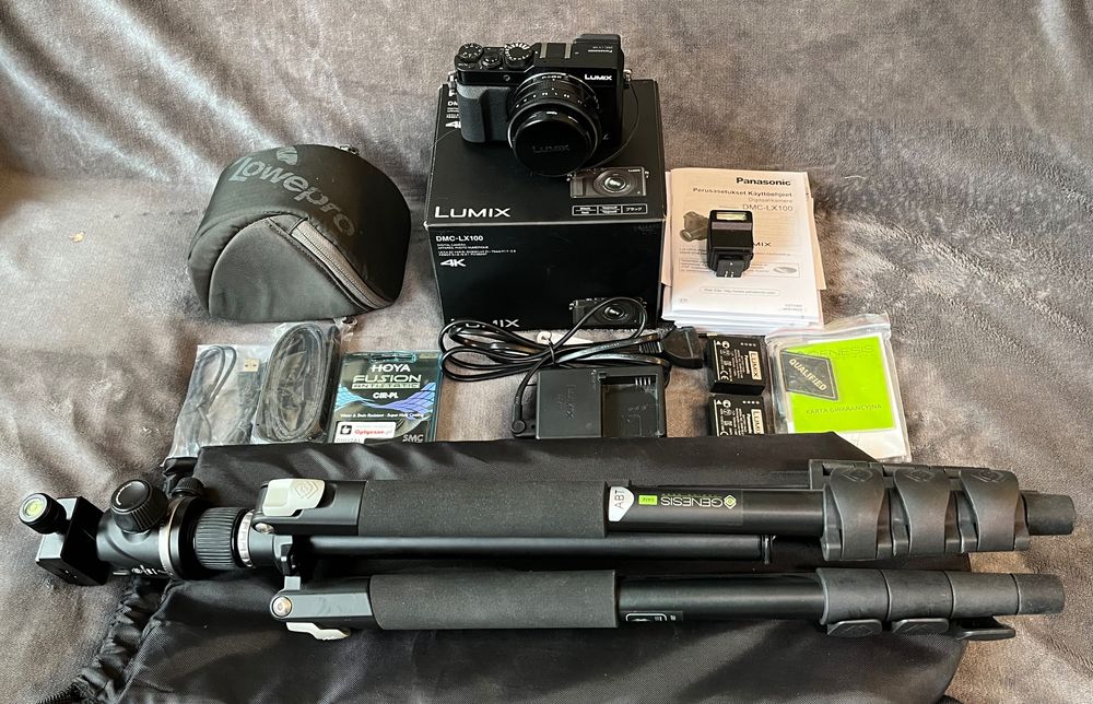 Panasonic DMC-LX100, 2 akumulatory, filtry, statyw. Rezerwacja