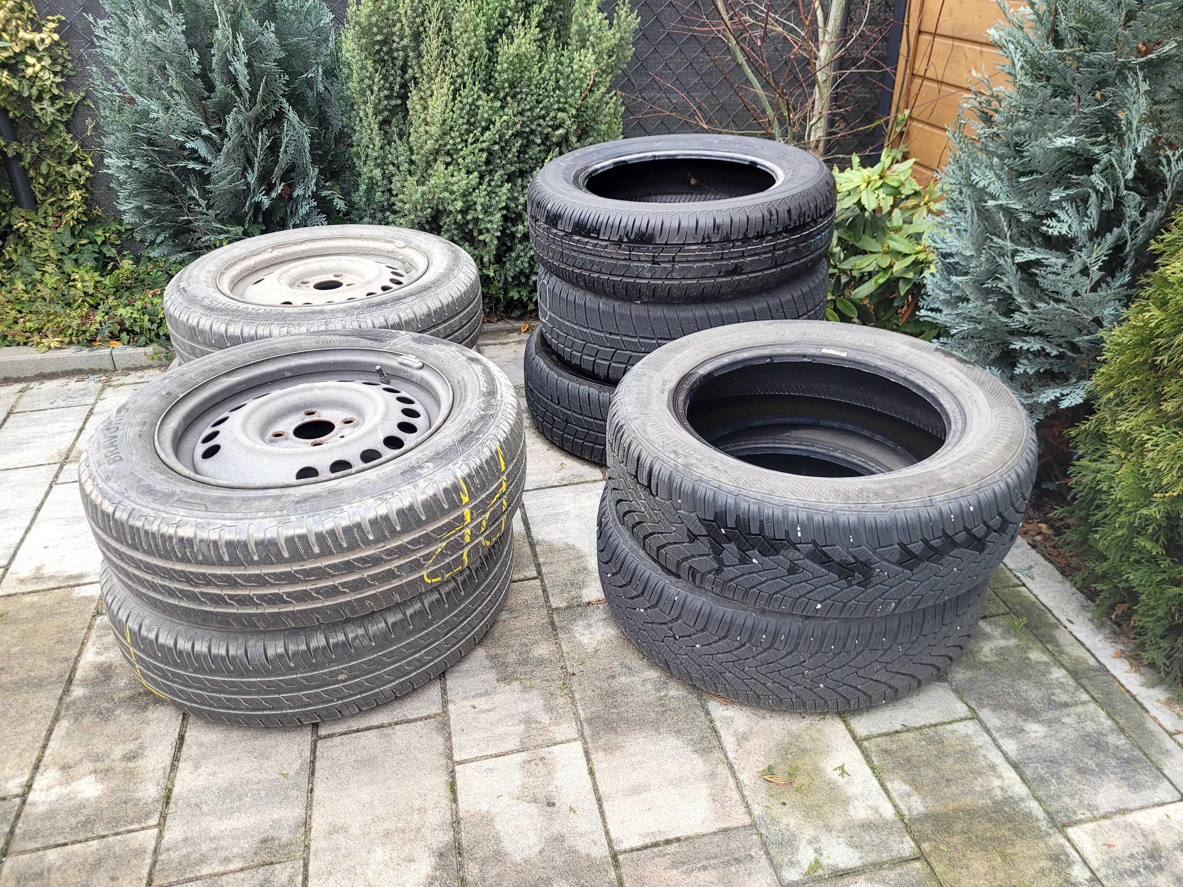 Opony Zimowe + Letnie + Felgi Stalowe 185/65 R15
