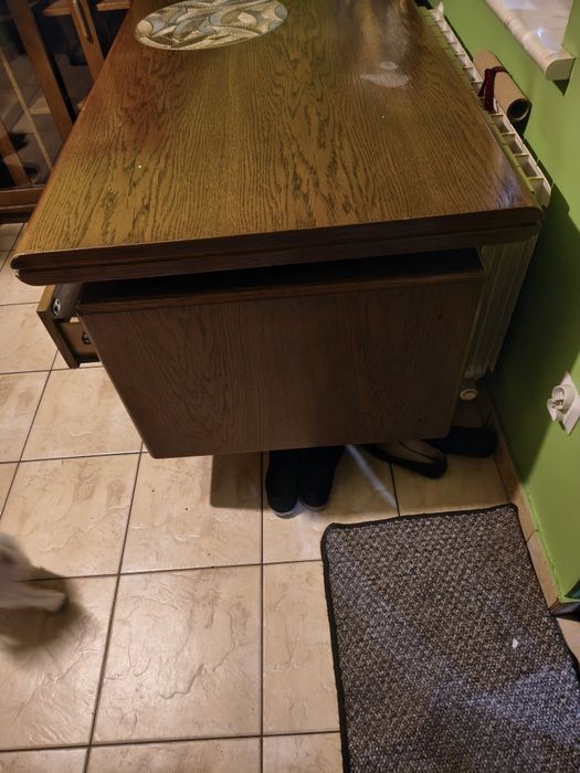 Biurko z litego drewna dębowego