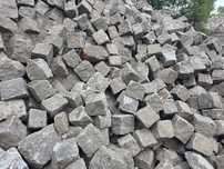 Kostka granitowa z rozbiórki używana granit 10x10 starobruk