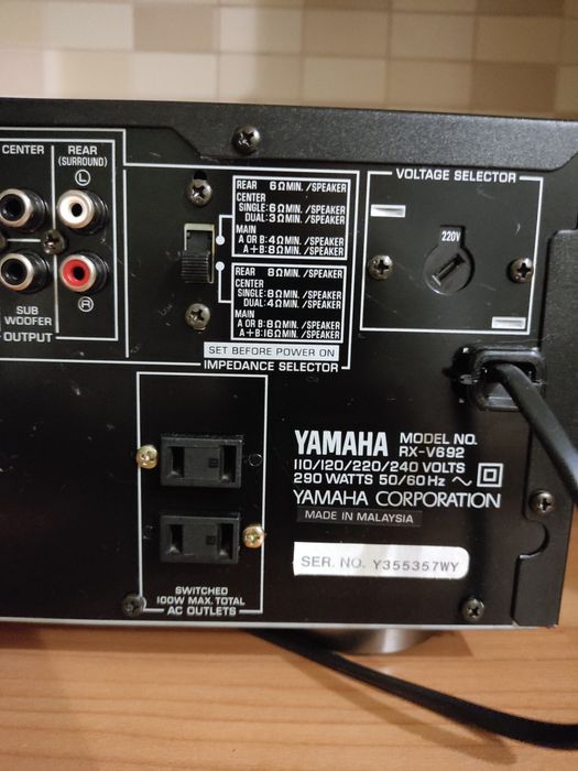 Yamaha RX-V692 natural sound