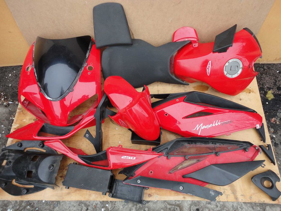 megelli 250r бак плуг крыло боковой пластик сиденье крыло морда хвост