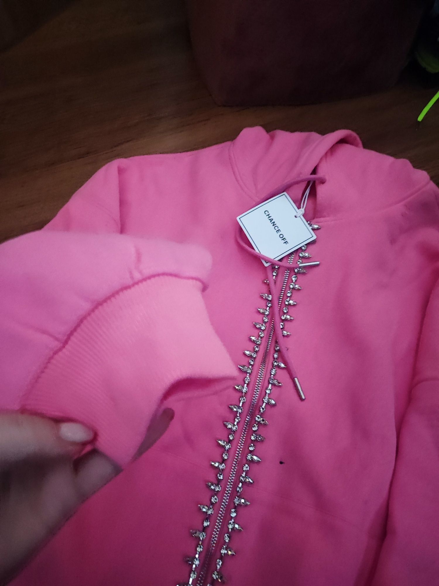 Nowa duża bluza oversize rozpinana XL/XXL i więcej różowa Barbie i kry