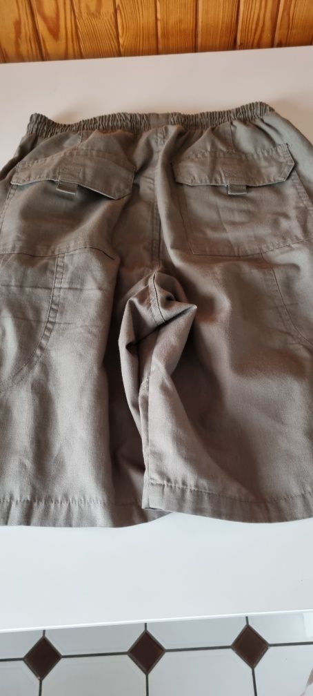 Spodnie krótkie bermudy khaki M
