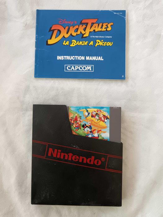 Duck Tales [NES, 1990] Loose With Nintendo Cover & Manual - Authentic