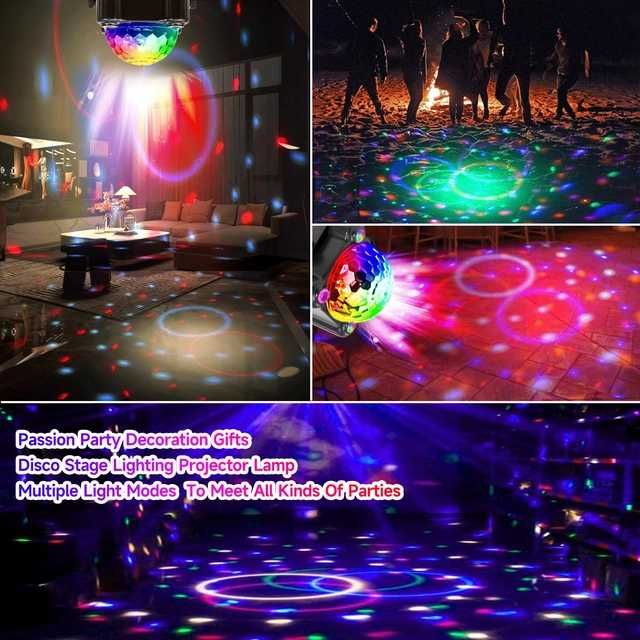 Mini kula dyskotekowa oświetlenie dyskotekowe sceniczne 9W RGBW LED