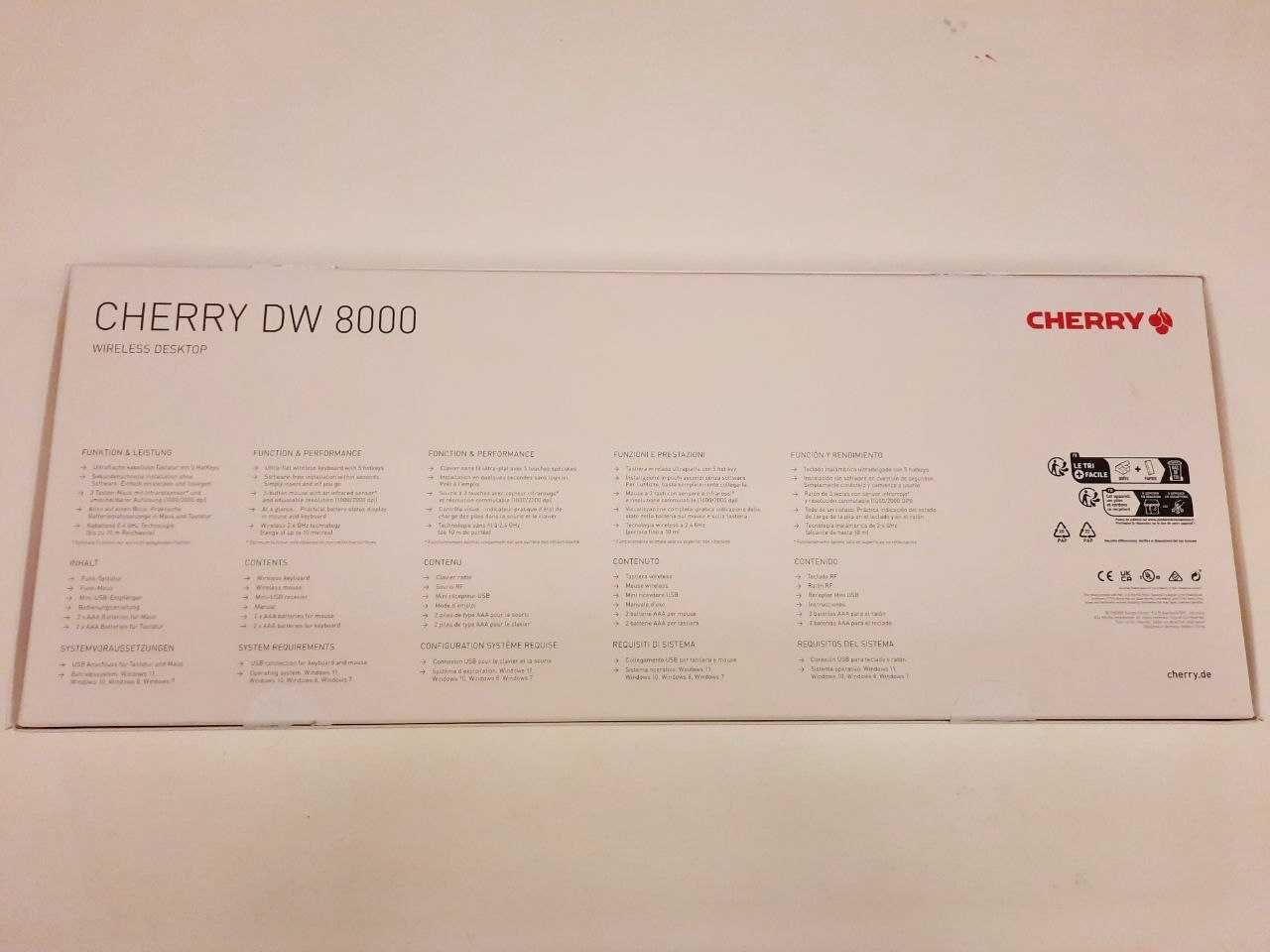 Беспроводная Клавиатура с мышью Cherry Desktop DW 8000 UA Wirelesss