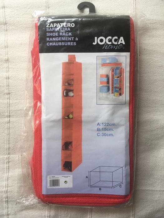 Sapateira Tecido Vermelho Nova