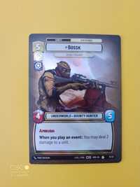 Star Wars Unlimited karta promo Bossk foil